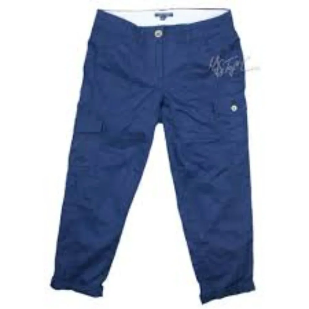 Tommy Hilfiger Womens Cargo Capri Pants New With Tags Size 6